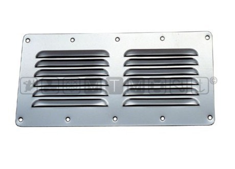 S/S WIDE LOUVERED VENT