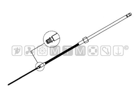 M58 STEERING CABLE