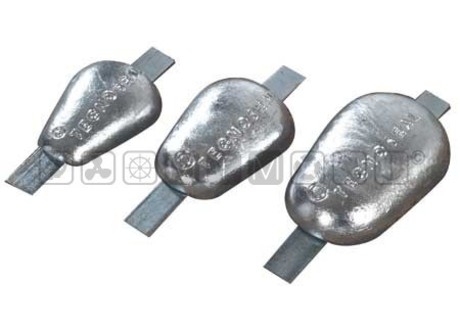 DROP SHAPED WELD ANODES