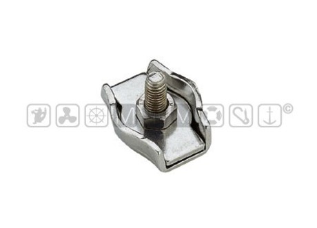 STAINLESS STEEL FLAT WIRE ROPE CLAMPS