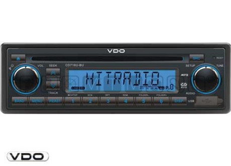 RADIO-LETTORE VDO RDS / MP3 / USB / CD